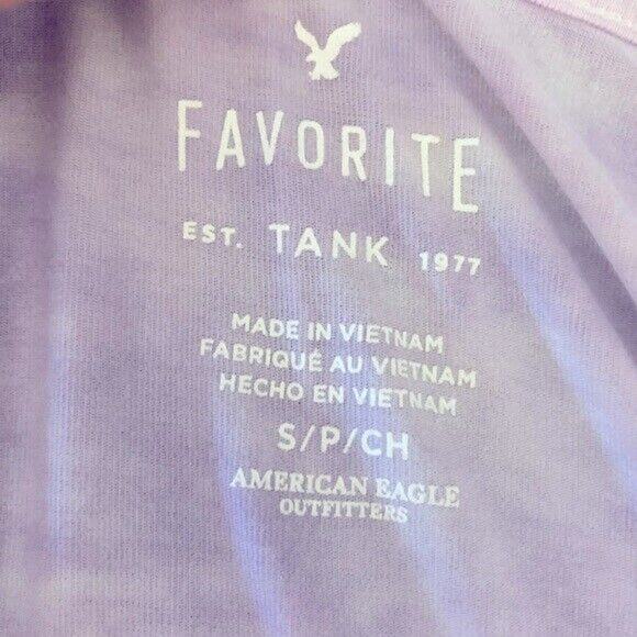 American Eagle Purple Tye-Dye Racerback Tank, Size Small, Very Soft - Picture 4 of 4